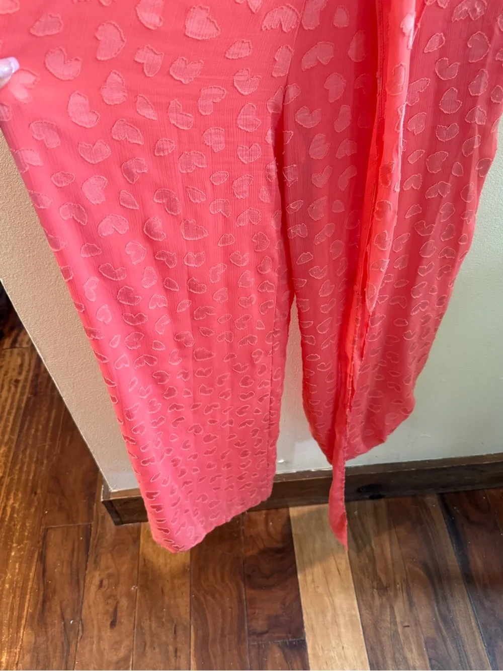 MICHAEL Michael Kors Coral Strapless Jumpsuit